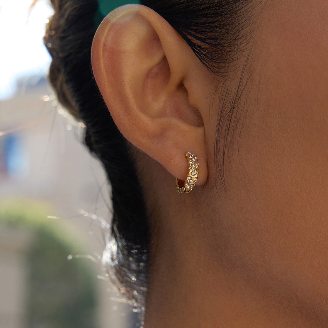 Boucle d’oreille inoxydable Waterproof