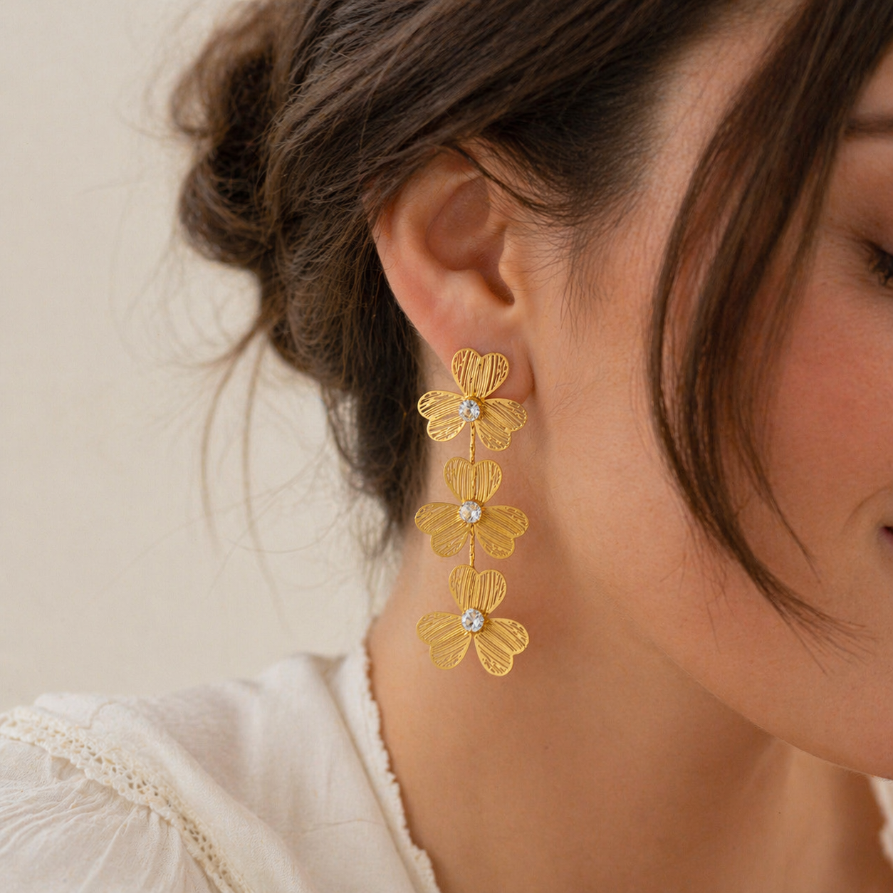 Boucle d’oreille inoxydable Waterproof
